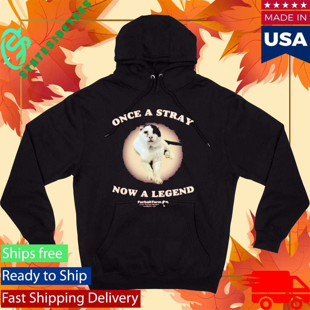 Once A Stray Now A Legend Furball Farm Abraham Shirt