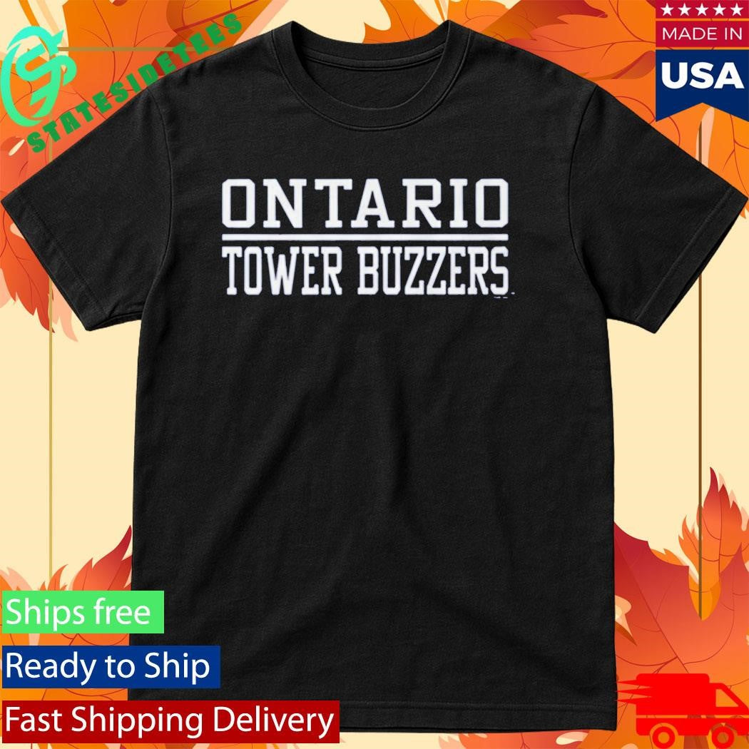 Ontario Tower Buzzers Logo Text Shirt