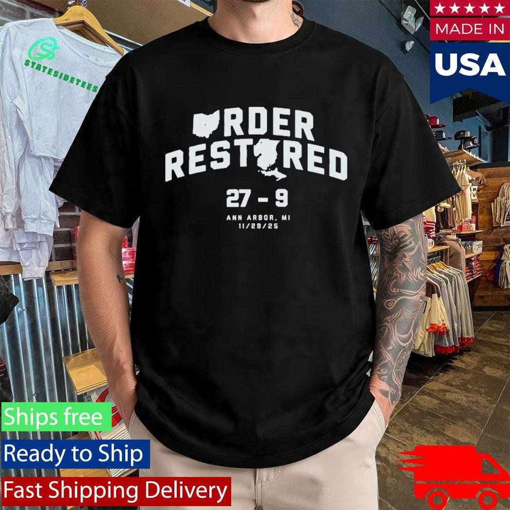 Order Red Nov 29 2025 Ann Arbor Shirt