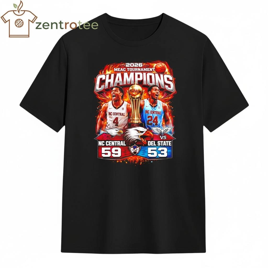 Original 2026 MEAC Tournament NC Central 59 53 Del State NCAA shirt