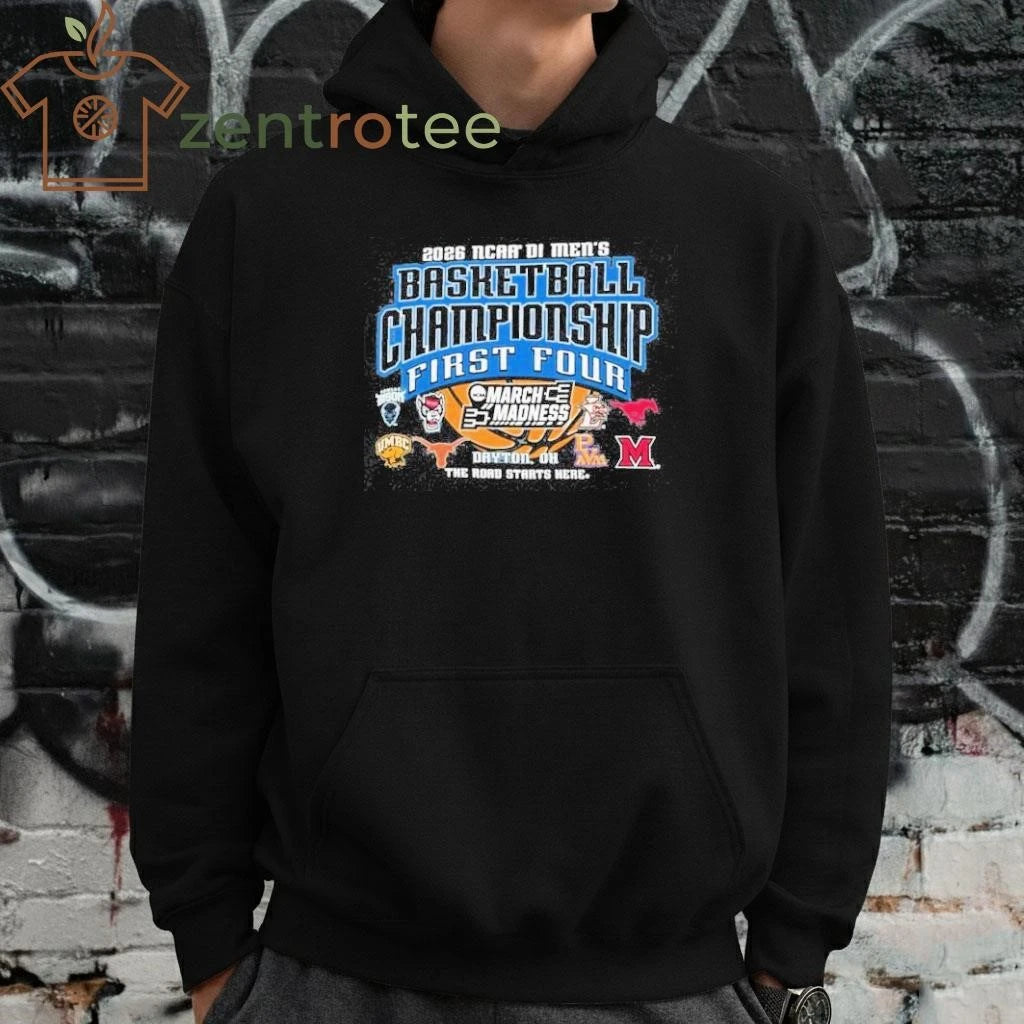 Original 2026 NCAA Division I Men’s Basketball Championship March Madness First Four Dayton Ohio shirt