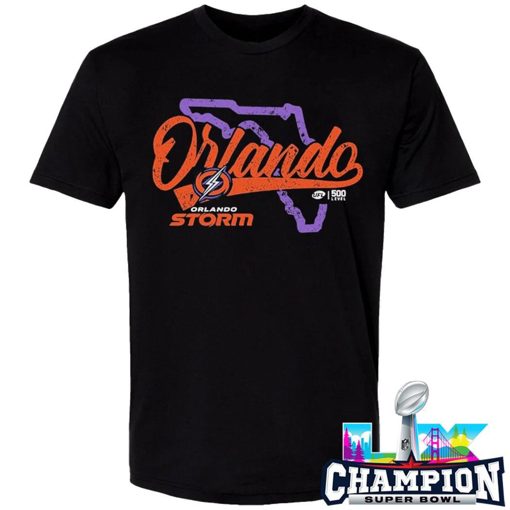 Orlando Storm State Map Shirt