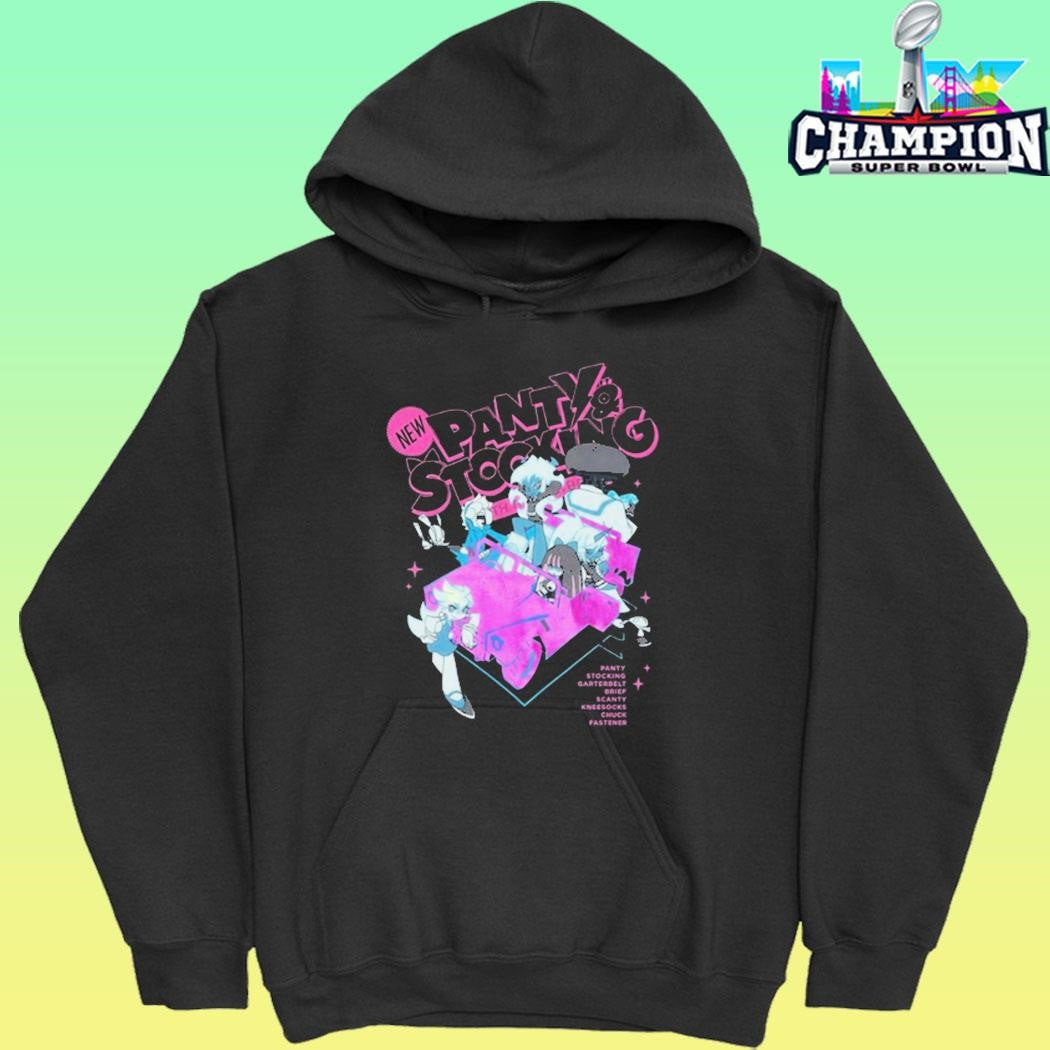 Panty And Stocking With Garterbelt Shirt