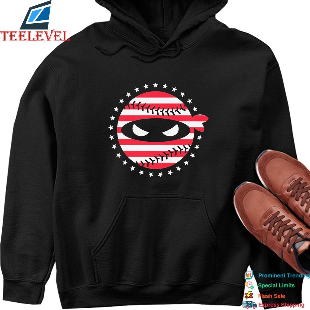 Paul Skenes Pitching Ninja American Flag T-shirts