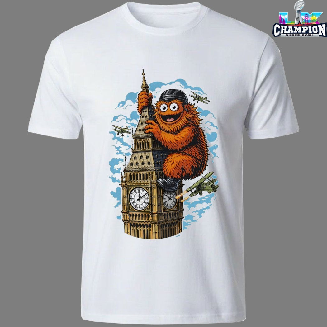 Philadelphia Flyers Big Ben Vs Gritty Kong Mascot T-shirts
