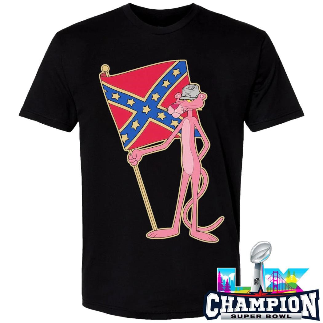 Pink Panther Confederate Flag Shirt