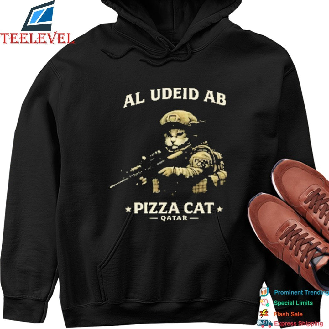 Pizza Cat The Deid AL Udeid AB Qatar T-shirts