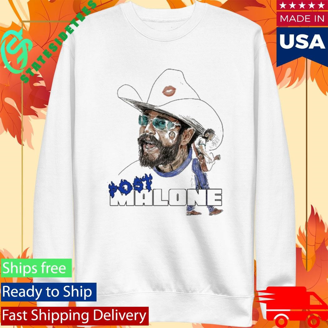 Post Malone Blue Flame Shirt