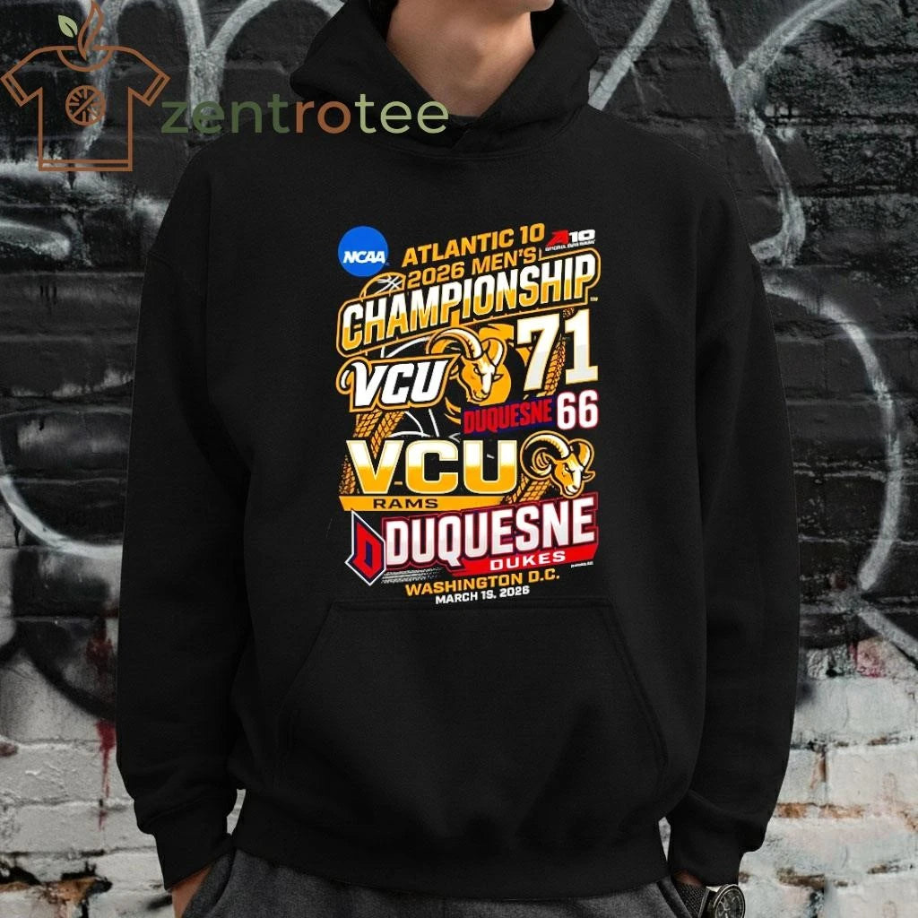 Premium 2026 Atlantic 10 Tournament VCU 71 66 Duquesne NCAA shirt
