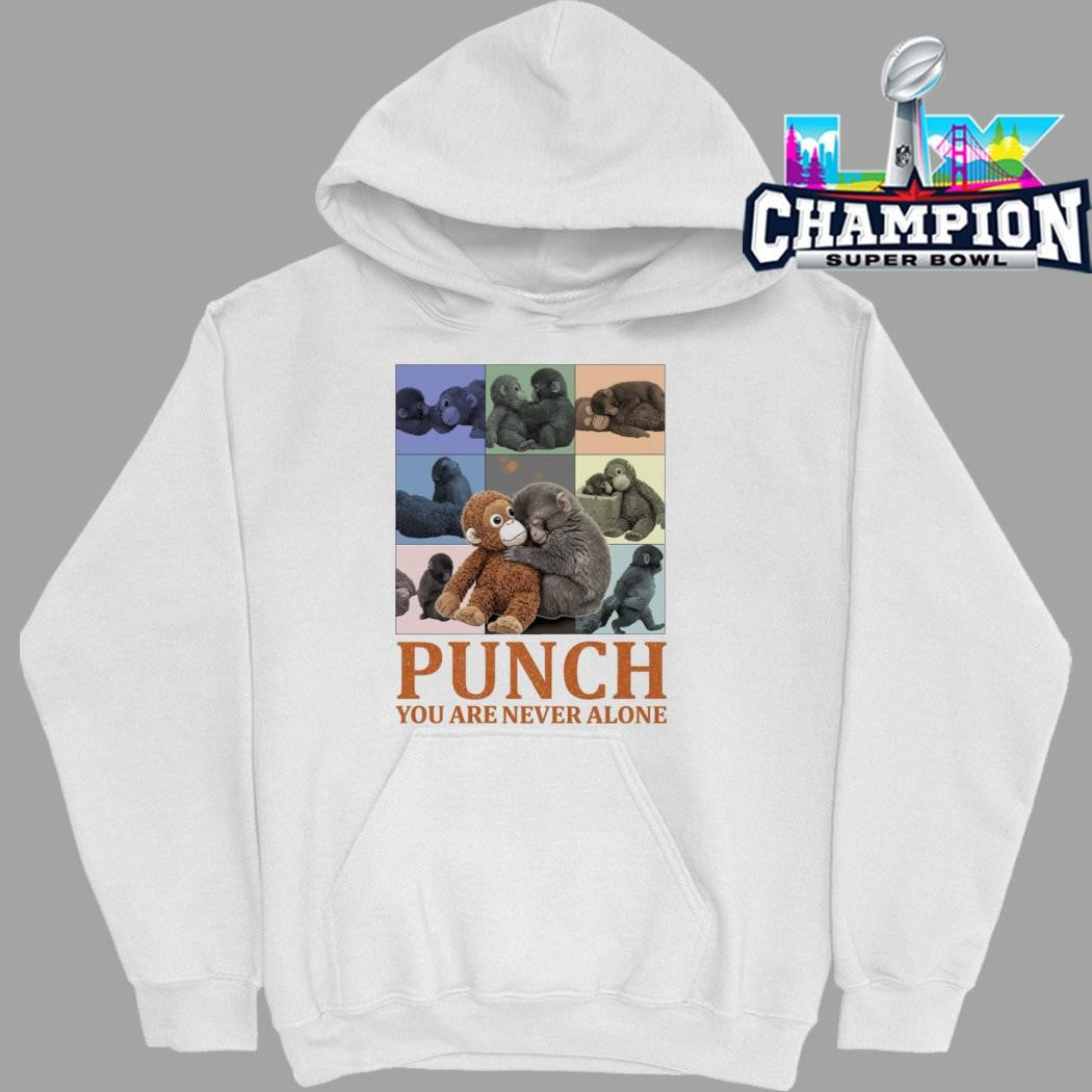 Punch Monkey You Never Alone Shirt