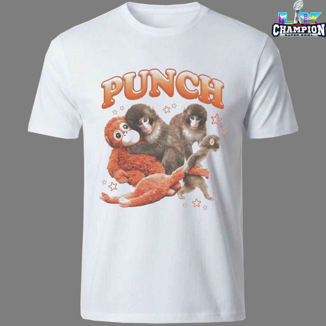 Punch The Monkey Stars T-shirts