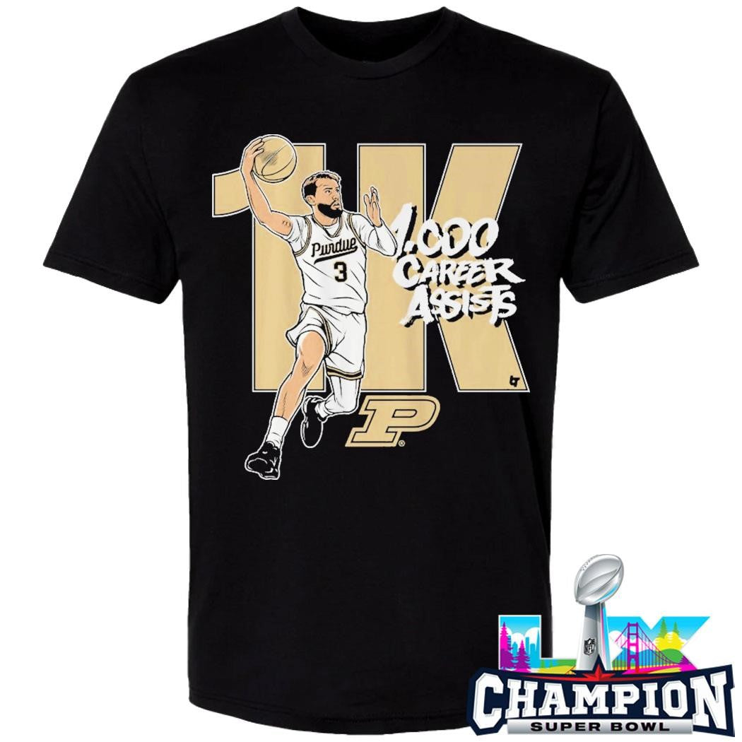 Purdue Basketball Braden Smith 1000 Assists Shirt