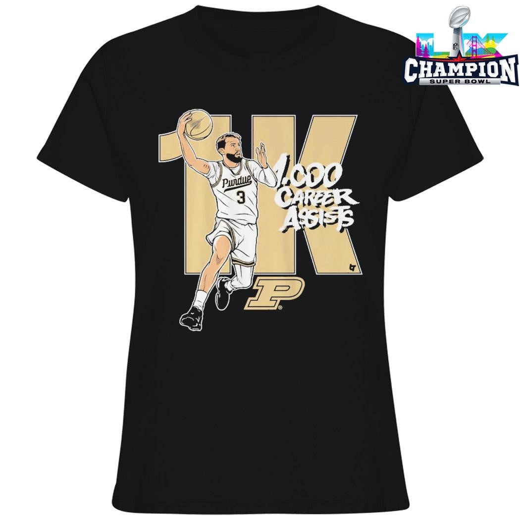 Purdue Basketball Braden Smith 1000 Assists Shirt