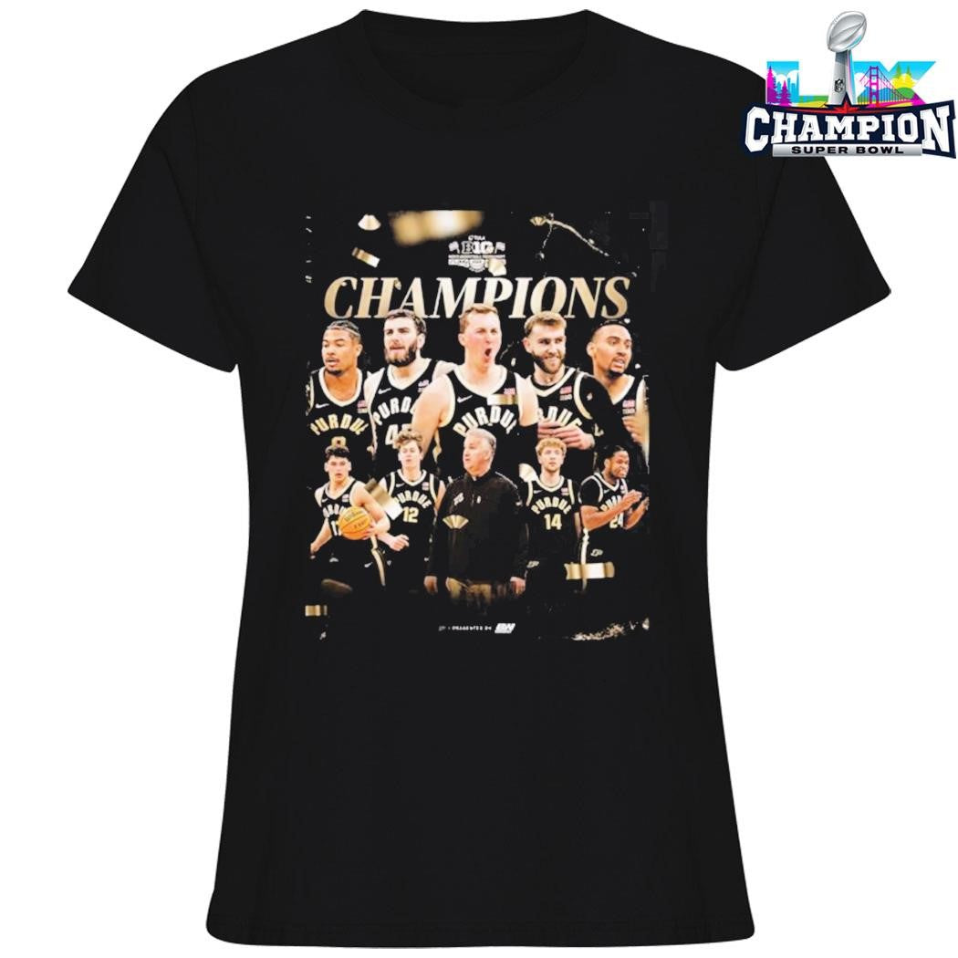 Purdue Boilermakers Men’s Basketball 2026 Big Ten Tournament Champions Shirt
