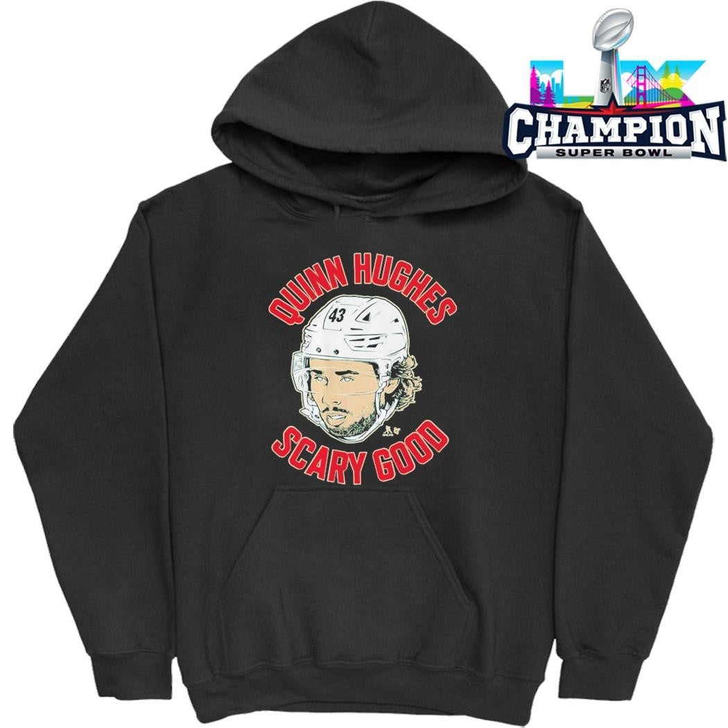 Quinn Hughes Ghost Eyes Scary Good Shirt