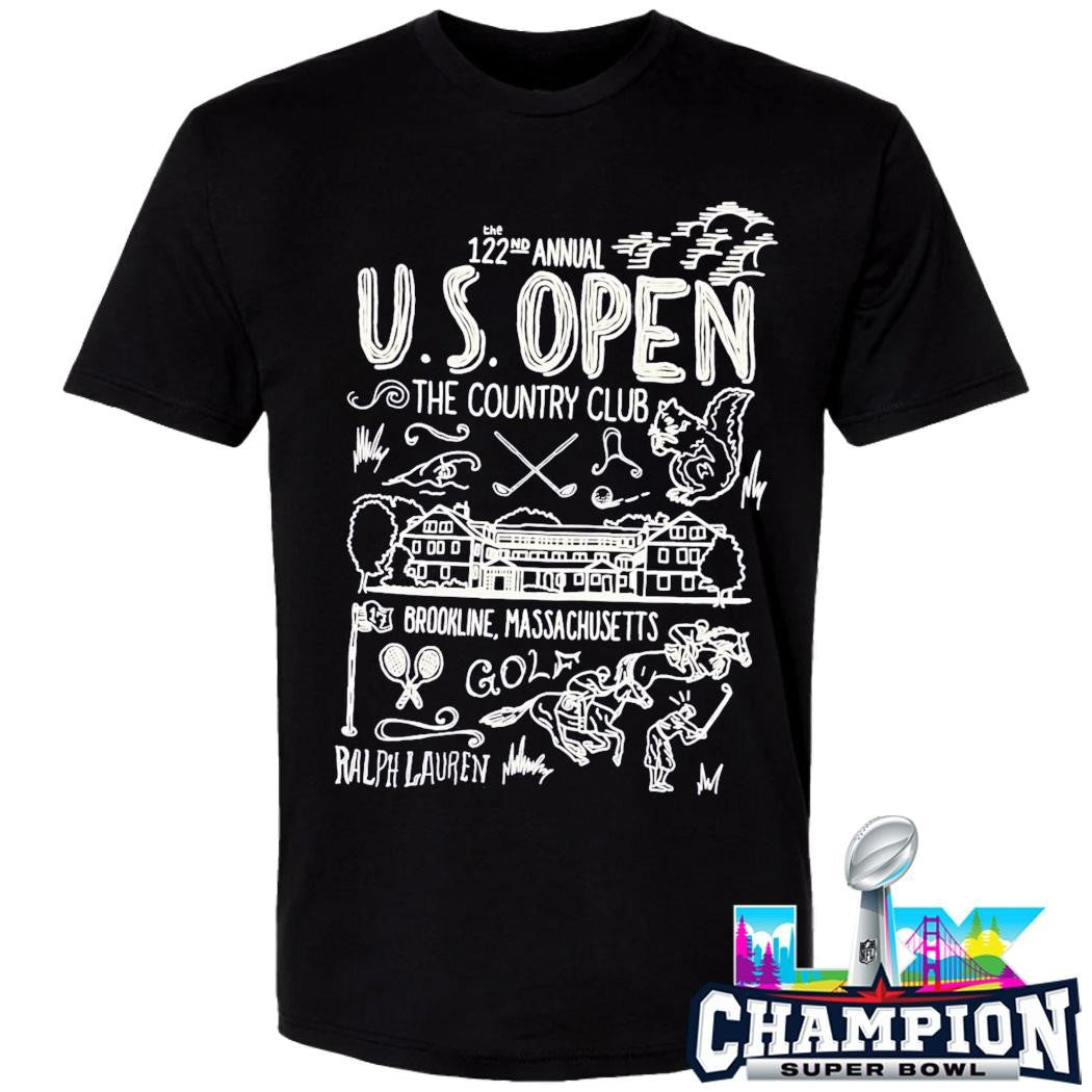 Ralph Lauren Polo Golf 122nd Us Open Brookline Country Club Shirt