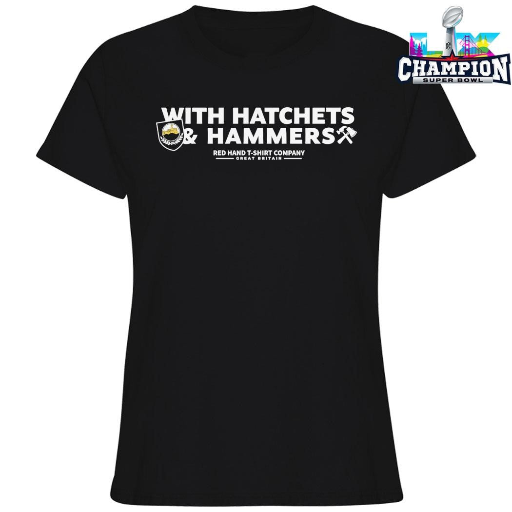 Red Hand With Hatchets And Hammers Shirt