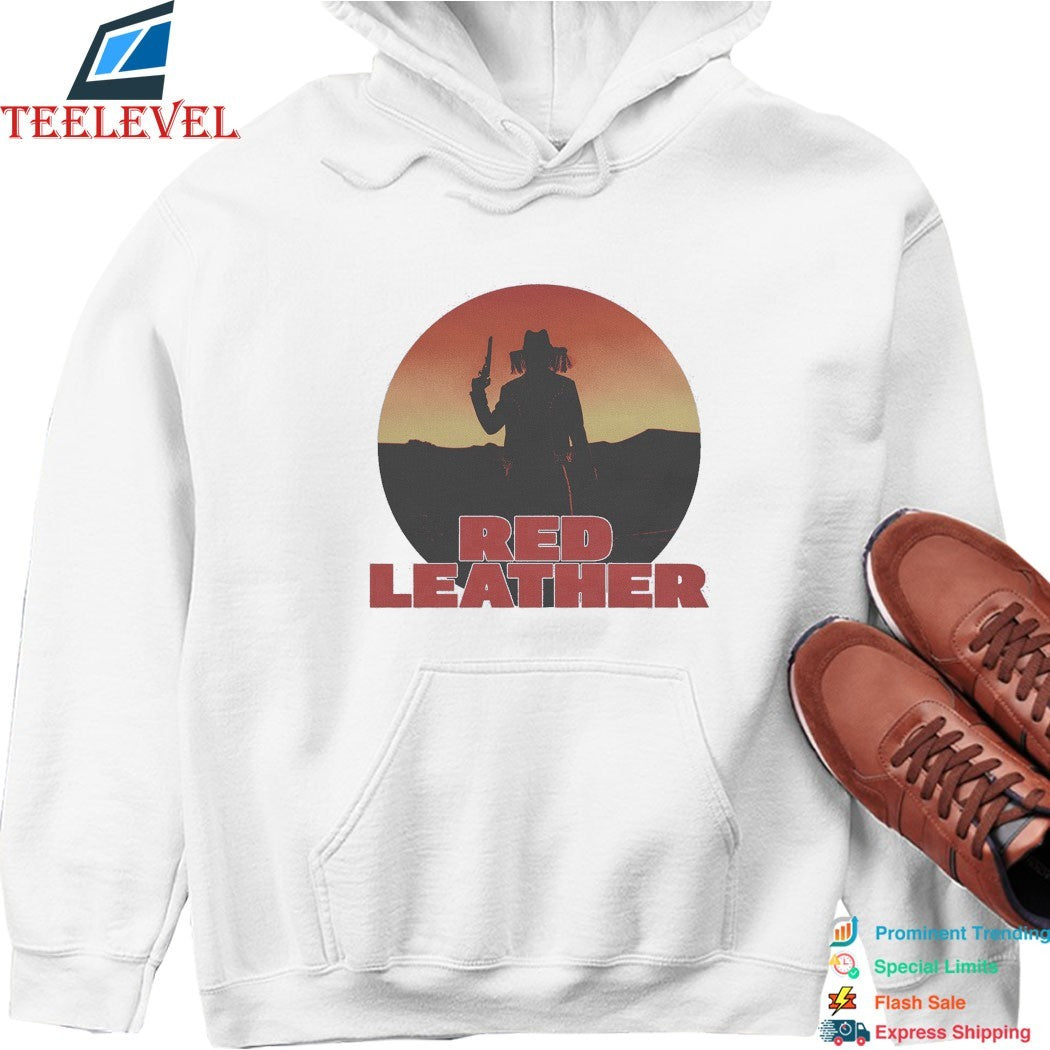 Red Leather Sunset T-shirts