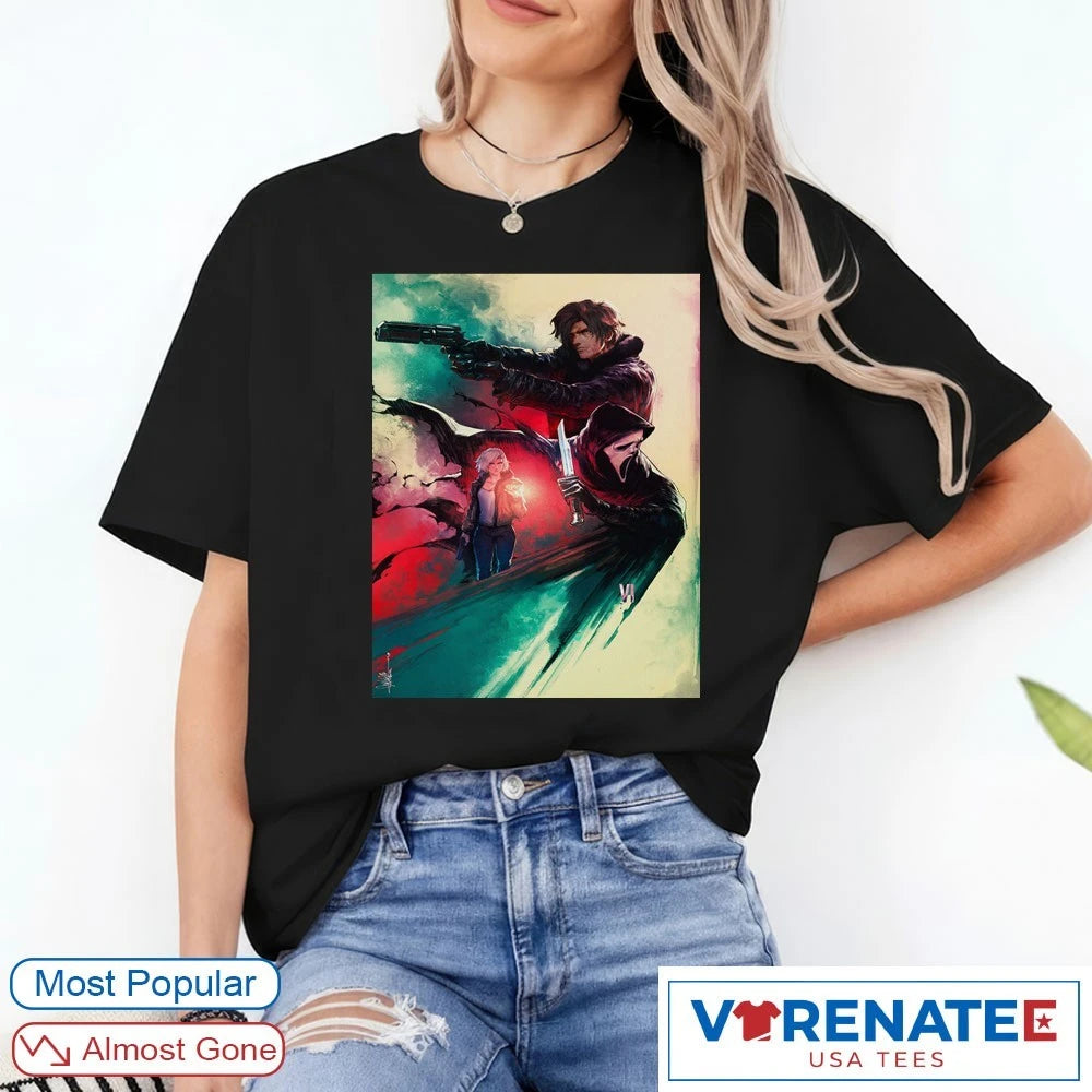 Resident Evil Requiem x Scream 7 Official Key Art Poster shirt