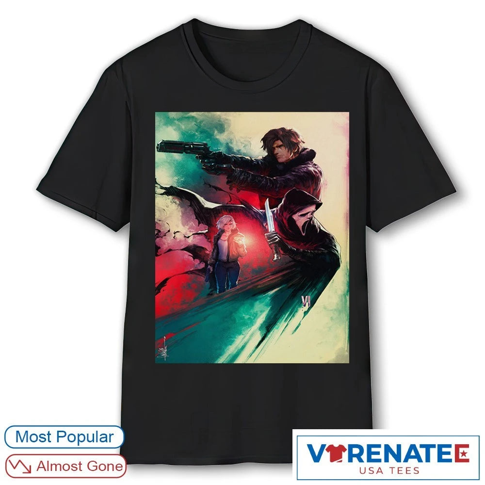 Resident Evil Requiem x Scream 7 Official Key Art Poster shirt
