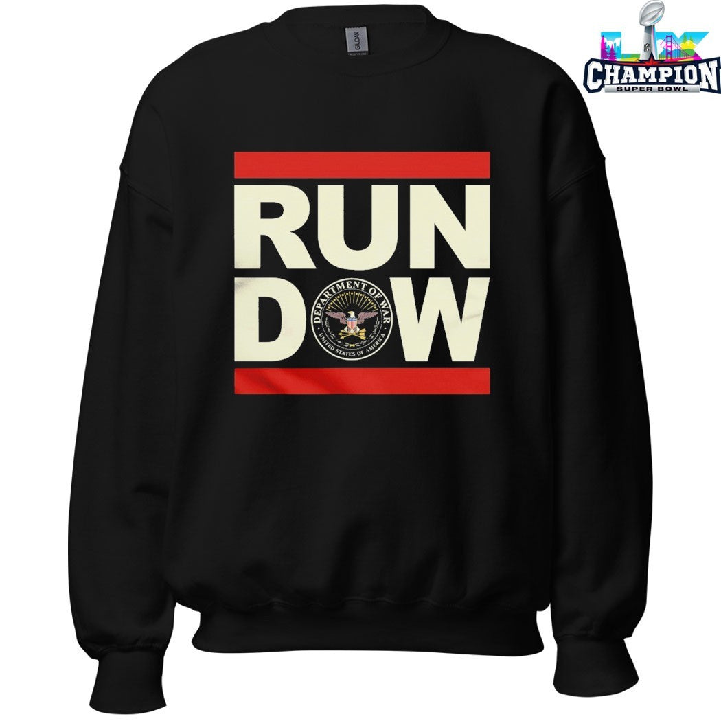 Run Dow Department Of War United States Of America T-shirts