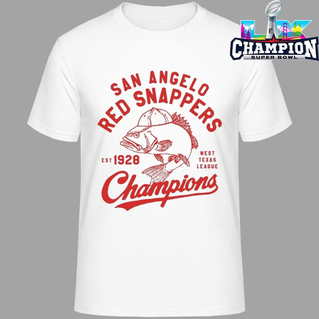 San Angelo Red Snappers Champions Shirt