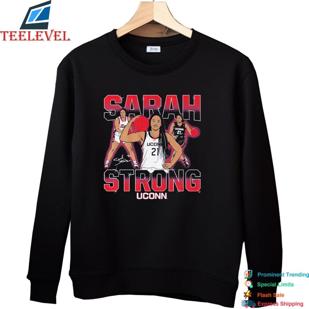Sarah Strong Masterpiece Uconn Huskies Signature T-shirts