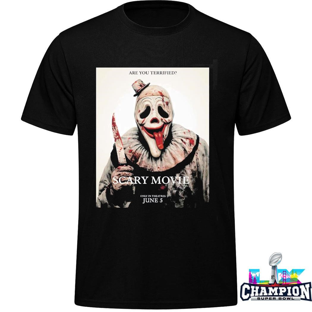 Scary Movie 6 Funny Art The Clown Are You Terrified Variant Shirt