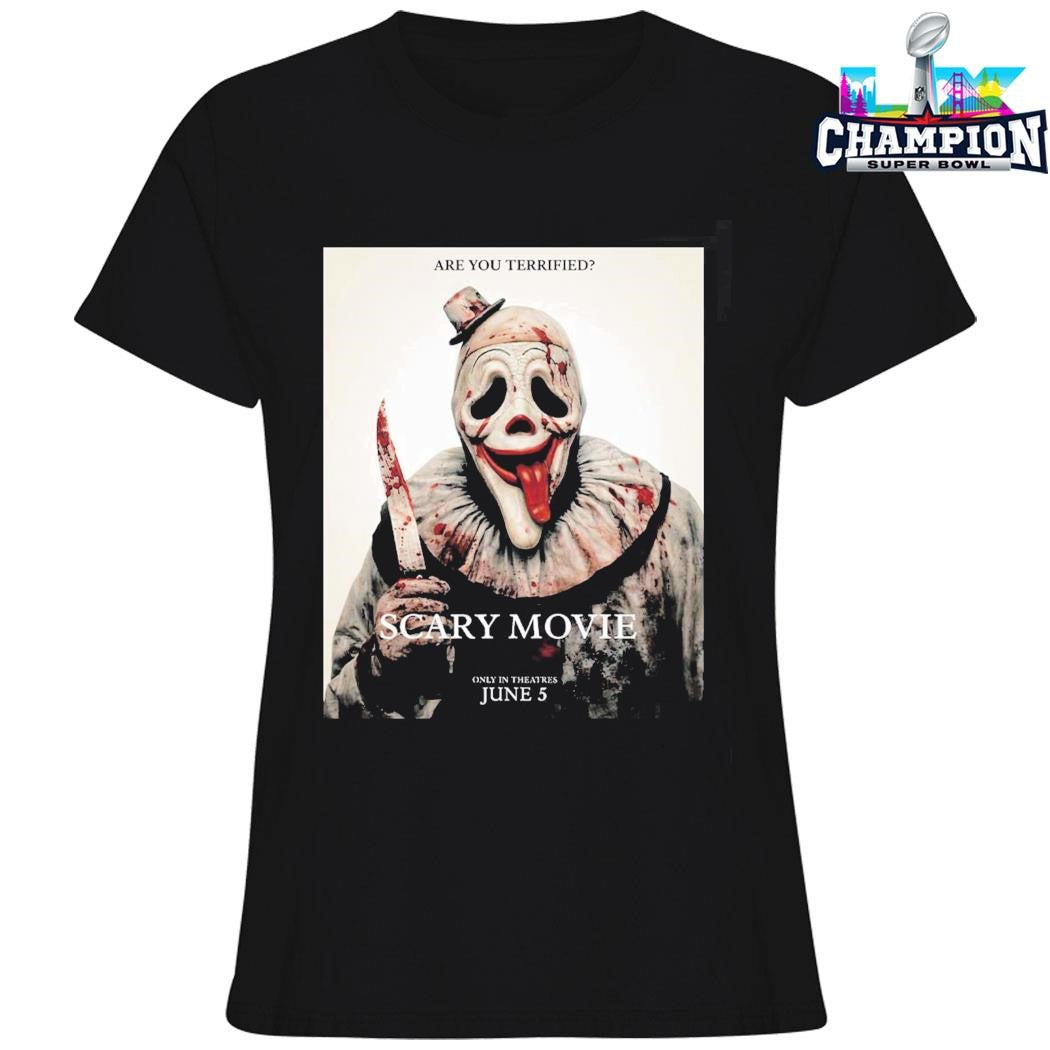 Scary Movie 6 Funny Art The Clown Are You Terrified Variant Shirt