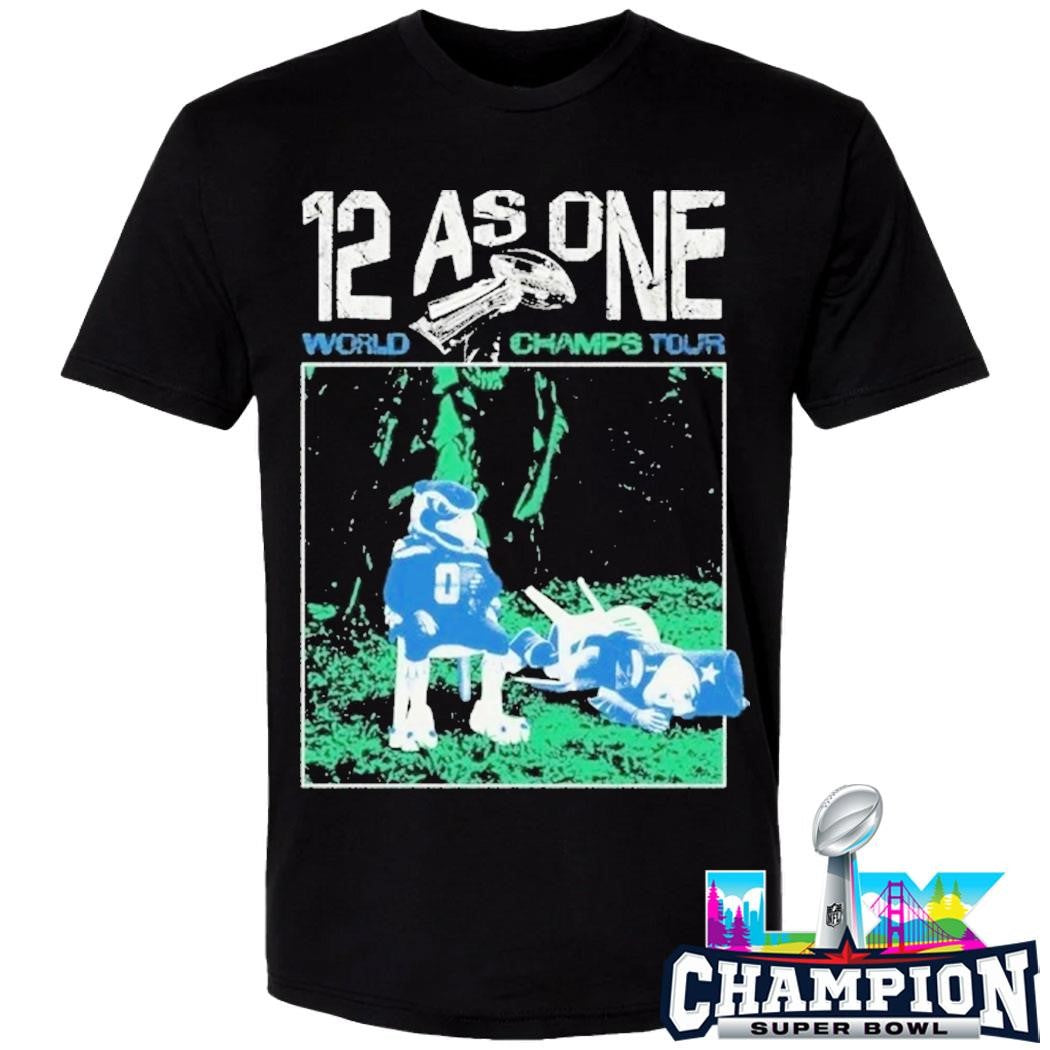 Seahawks 12 As One World Champs Tour It Was Always About Us Shirt