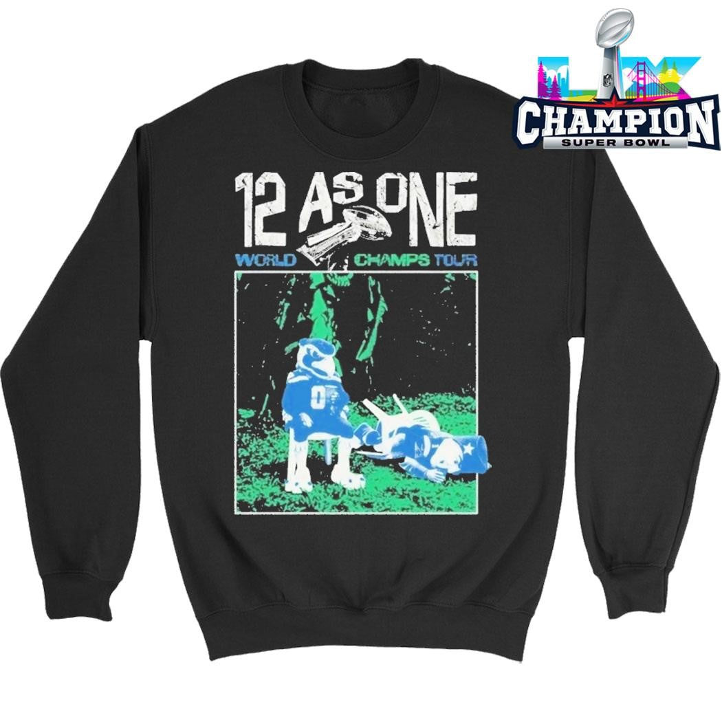 Seahawks 12 As One World Champs Tour It Was Always About Us Shirt