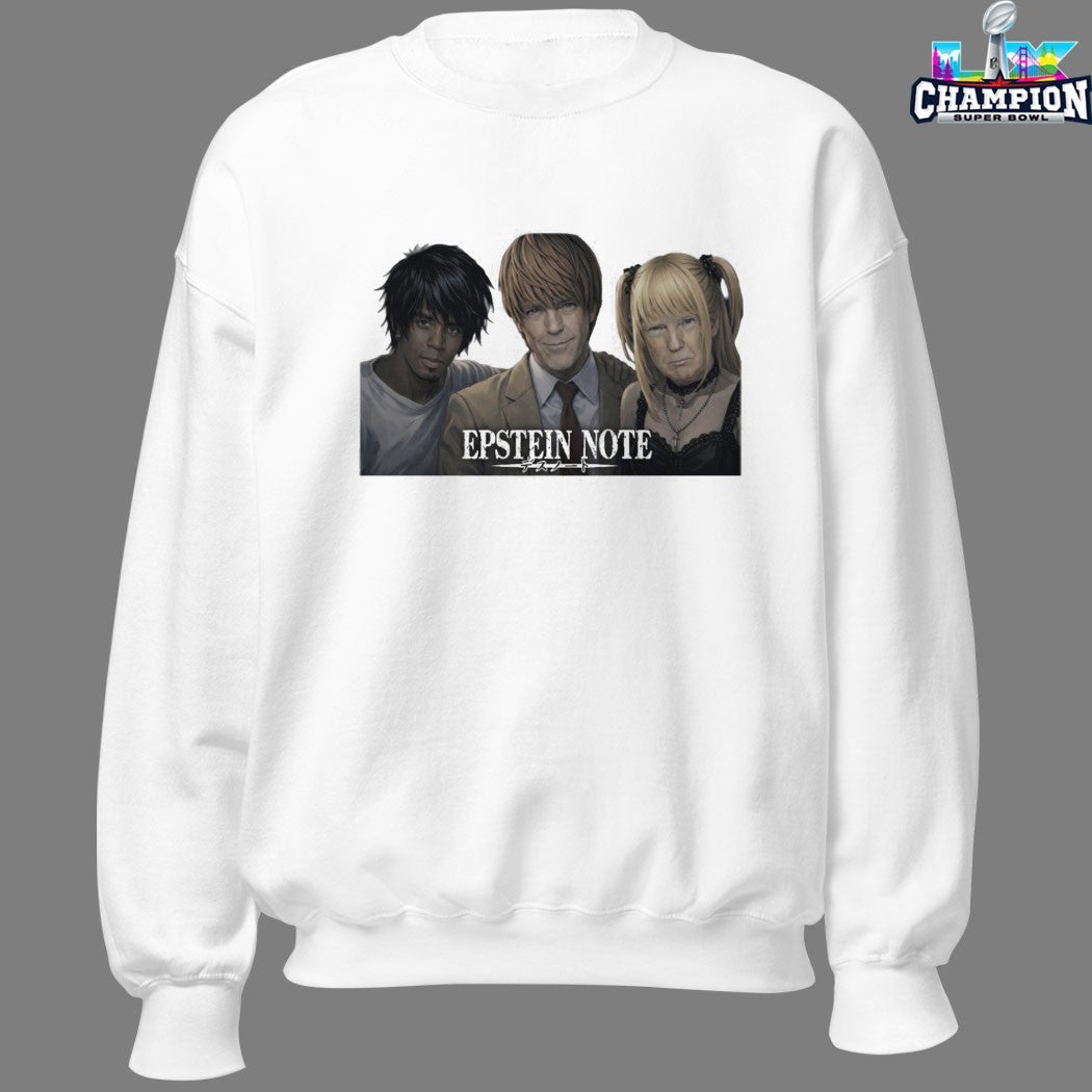 Sean Combs Diddy And Trump Epstein Note Letter T-shirts