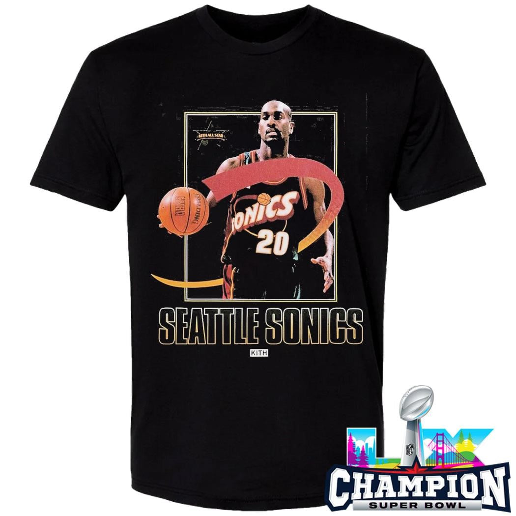 Seattle Super Sonics Gary Payton Kith Shirt