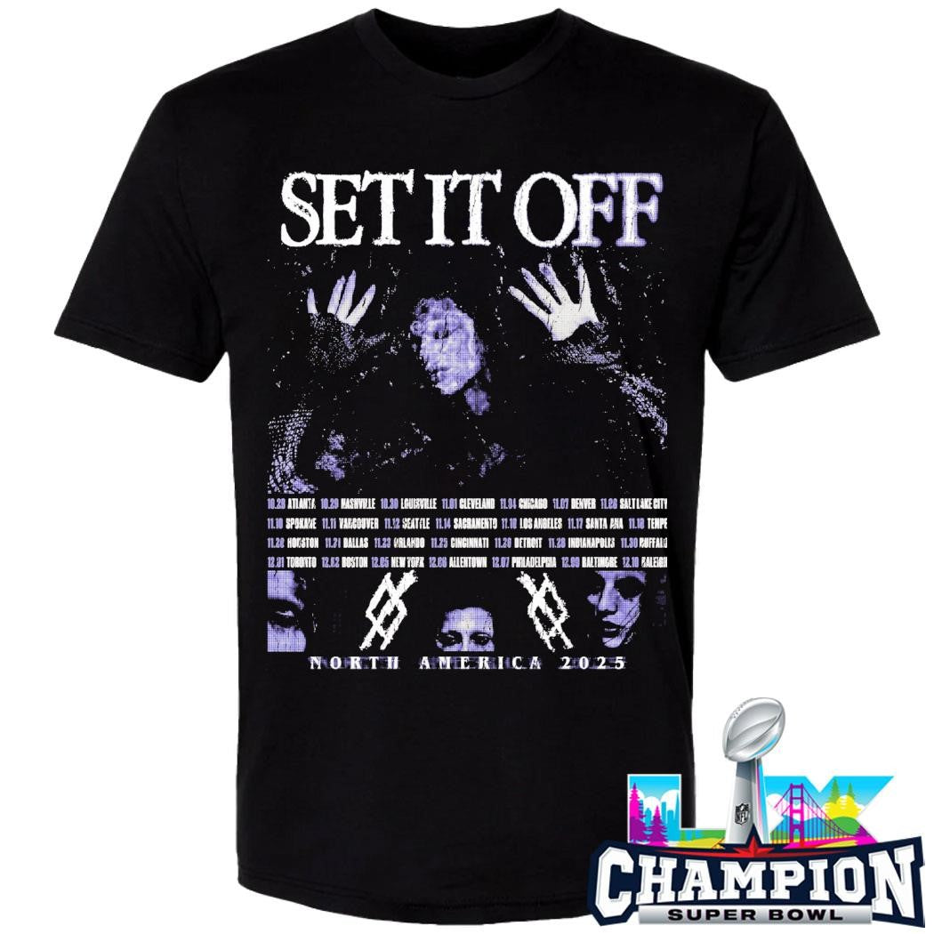 Set It Off North America 2025 Shirt