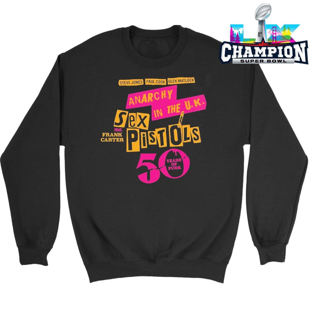 Sex Pistols Anarchy In The Uk 50 Years Of Punk 2026 North America Tour Schedule Dates Shirt
