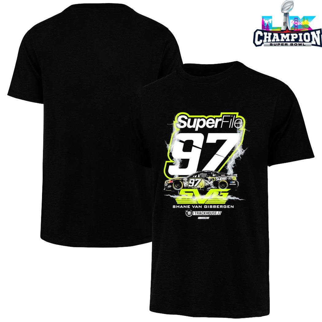 Shane Van Gisbergen #97 SuperFile Trackhouse Nascar T-Shirts