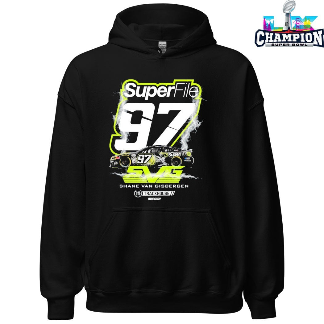 Shane Van Gisbergen #97 SuperFile Trackhouse Nascar T-Shirts