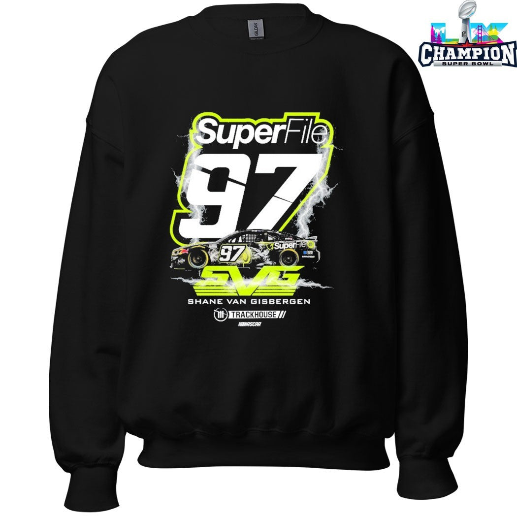 Shane Van Gisbergen #97 SuperFile Trackhouse Nascar T-Shirts