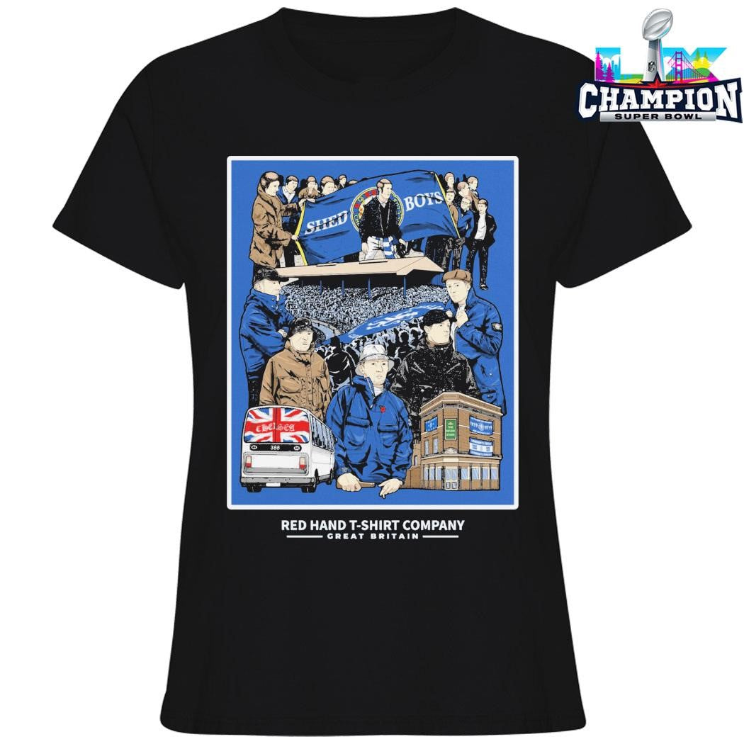 Shed Boys Red Hand T-shirt Company Shirt