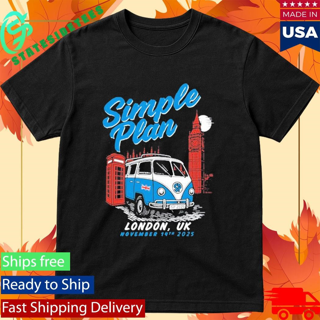 Simple Plan November 14th 2025 The O2, London, UK Shirt