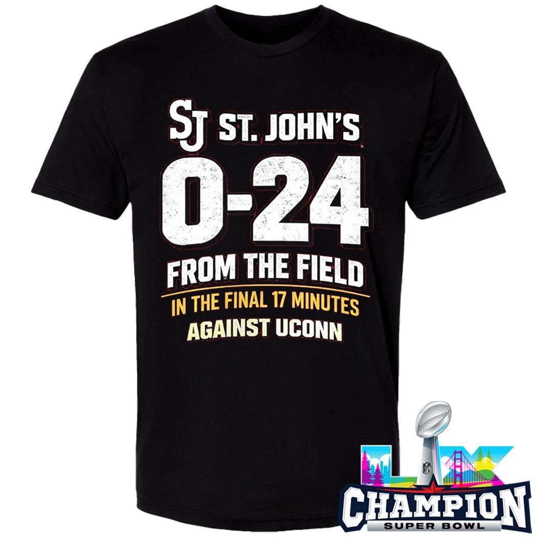 Sj St John’s From The Field In The Final 17 Minutes Against Uconn Shirt