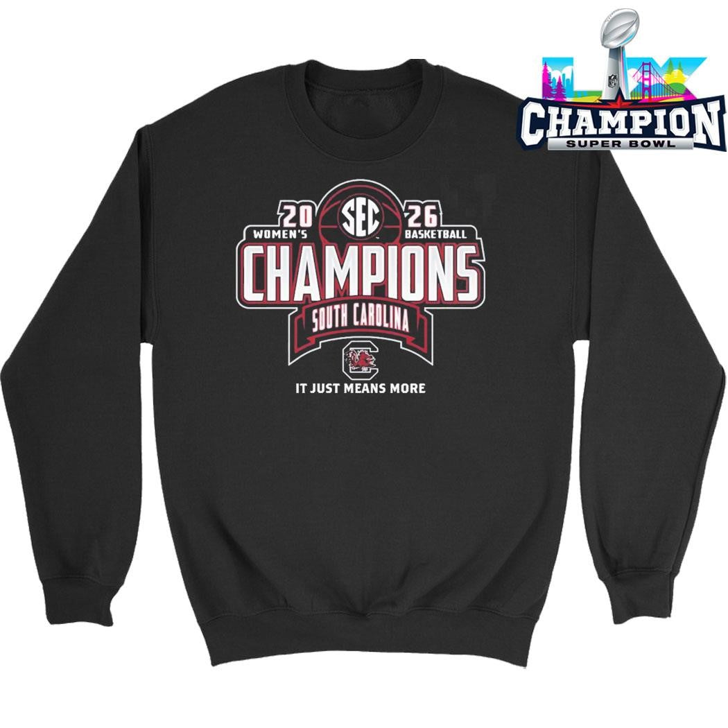 South Carolina Gamecocks Women’s Basketball 2026 Sec Regular Season Champions Shirt