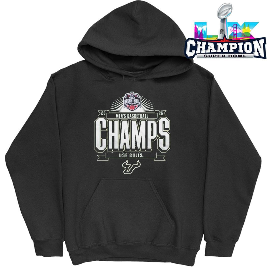 South Florida Bulls Men’s Basketball 2026 American Conference Tournament Champions Shirt