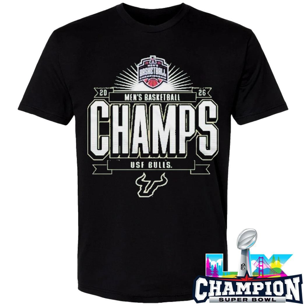 South Florida Bulls Men’s Basketball 2026 American Conference Tournament Champions Shirt