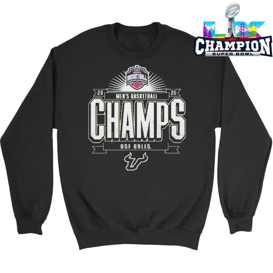 South Florida Bulls Men’s Basketball 2026 American Conference Tournament Champions Shirt