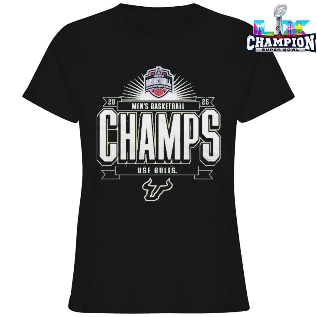 South Florida Bulls Men’s Basketball 2026 American Conference Tournament Champions Shirt