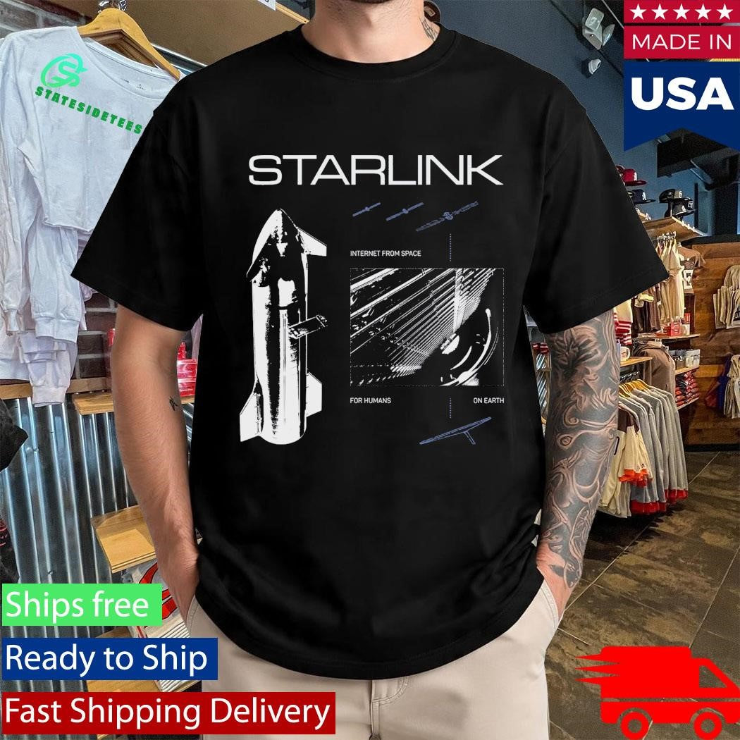 Spacex Starlink Vintage Shirt