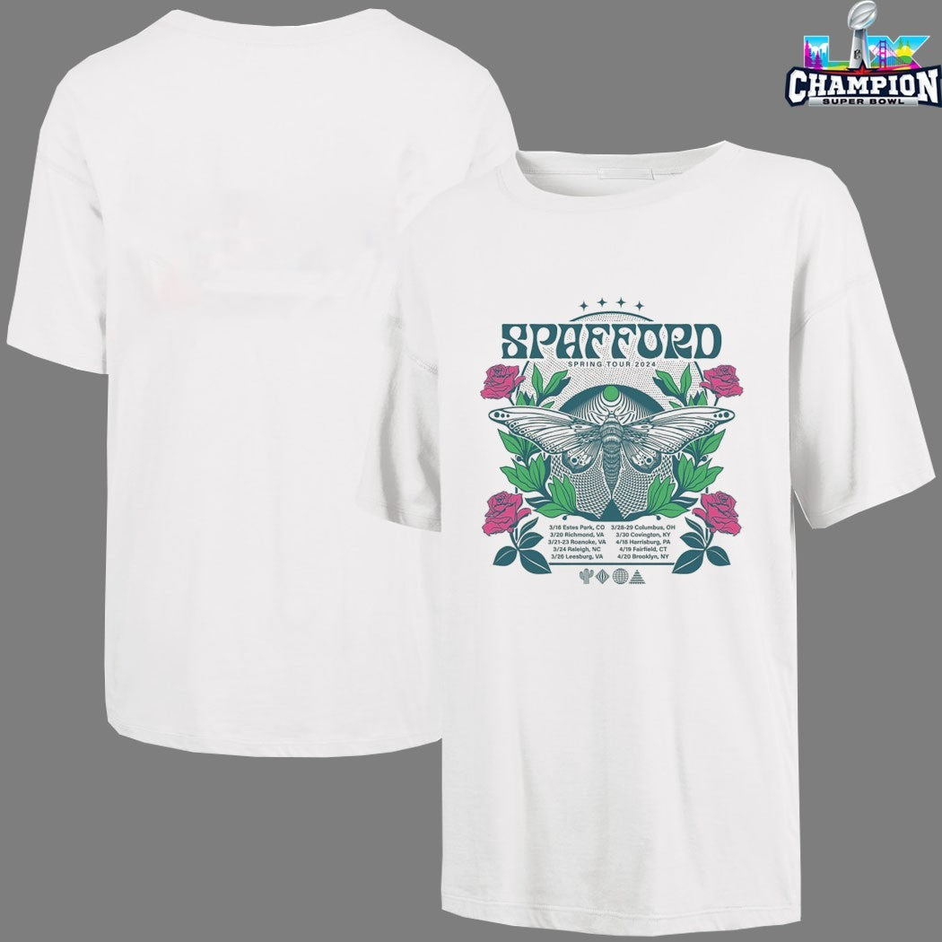 Spafford Spring Tour 2024 Month Rose T-Shirts