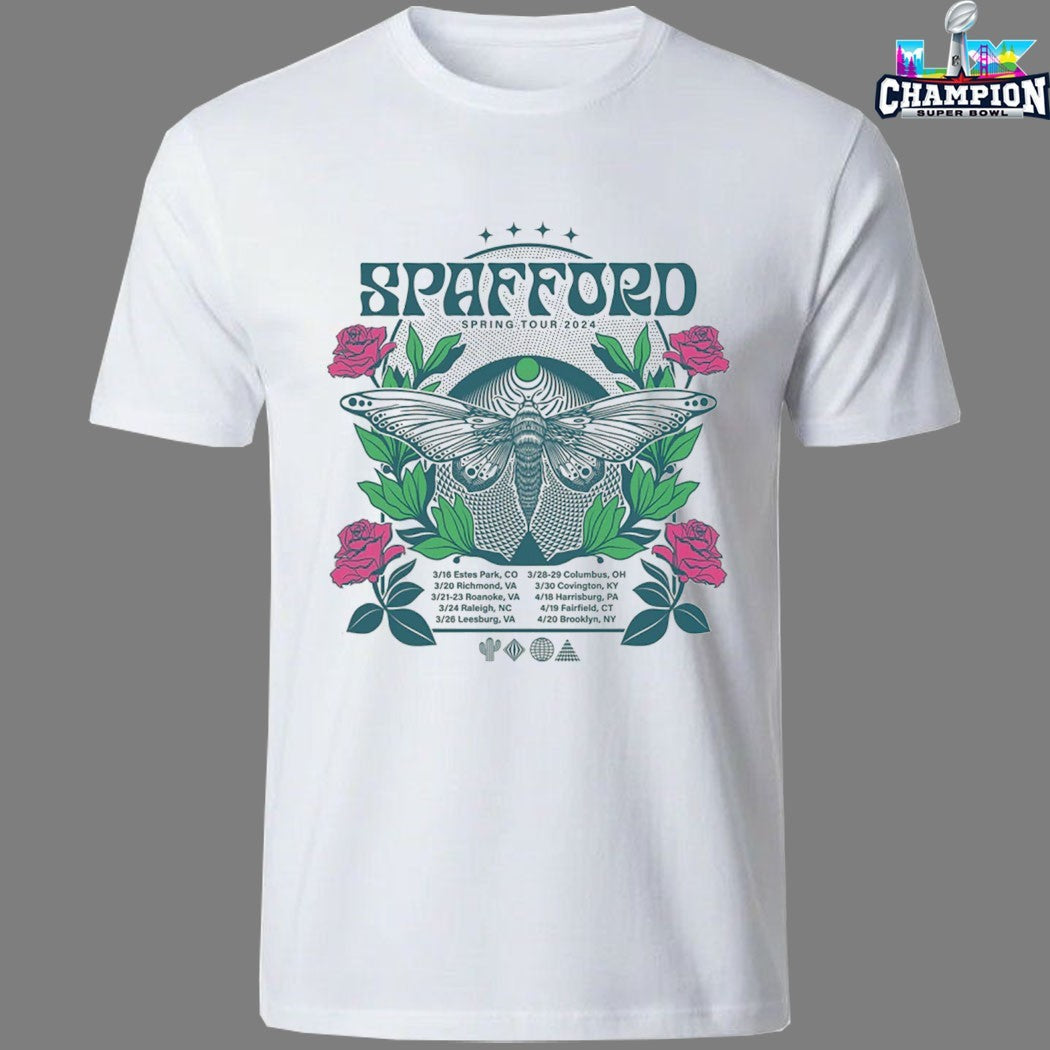 Spafford Spring Tour 2024 Month Rose T-Shirts