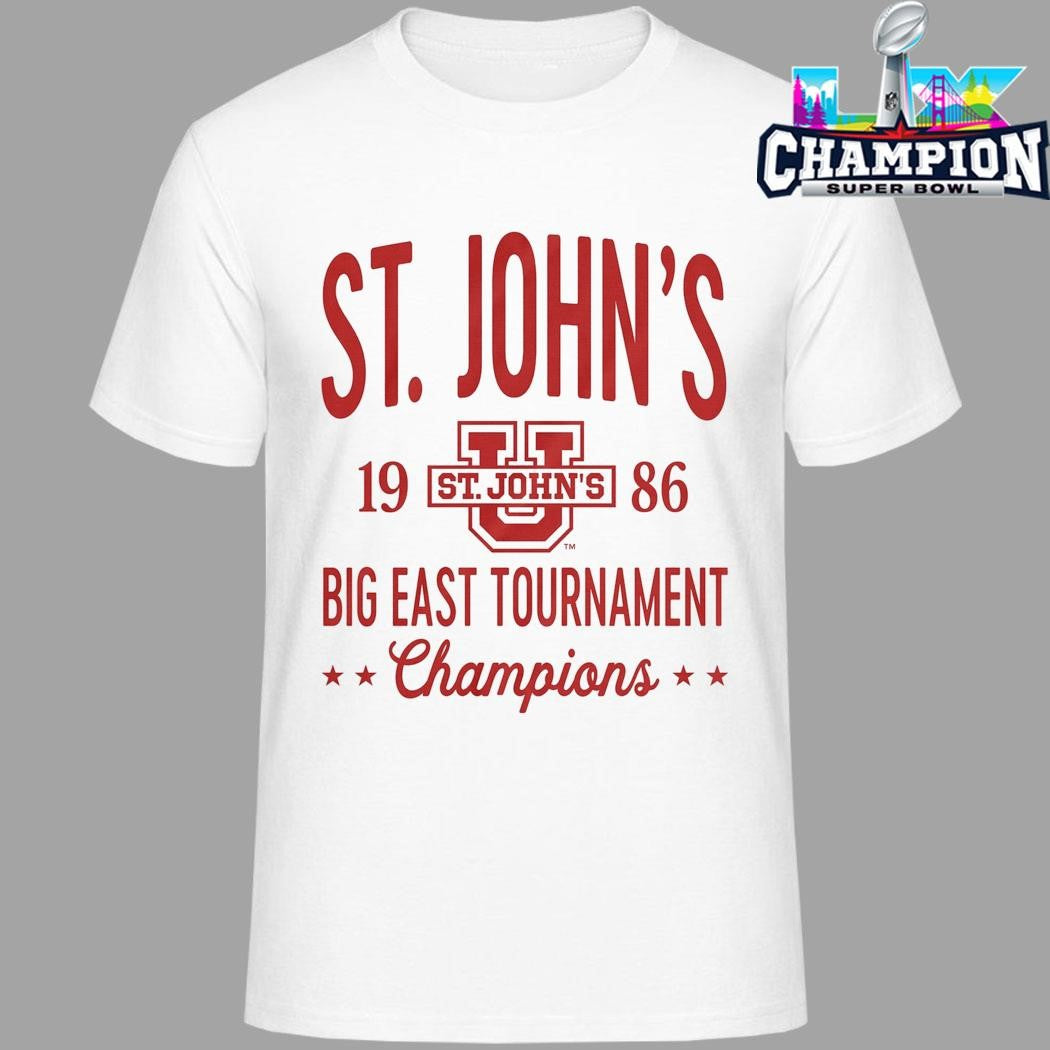 St John’s Big East Tournament Champs 1986 Shirt